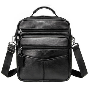 Casual Men's Business Genuine Leather Crossbody Bag