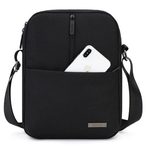 Black Canvas Messenger  shoulder  bag