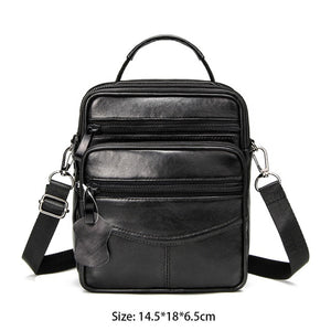 Casual Men's Business Genuine Leather Crossbody Bag